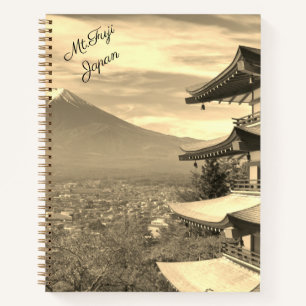 Cuaderno Precioso bloc de notas en espiral de Japón en el M