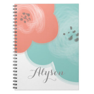 Cuaderno precioso del personalizado de las