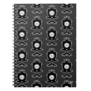 Cuaderno Precioso pequeño monstruo raro y lindo