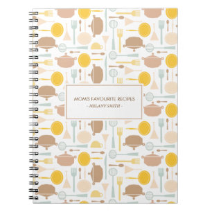 Cuaderno preferido de las recetas de la mamá de la