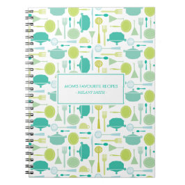 Cuaderno preferido de las recetas de la mamá de la