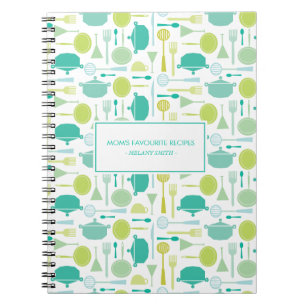 Cuaderno preferido de las recetas de la mamá de la