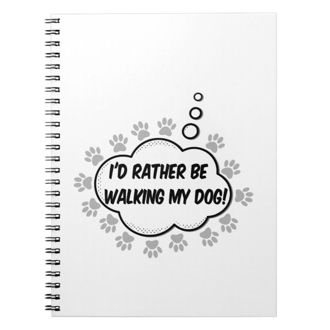 Cuaderno Prefiero Caminar Por Mi Perro (Frente)
