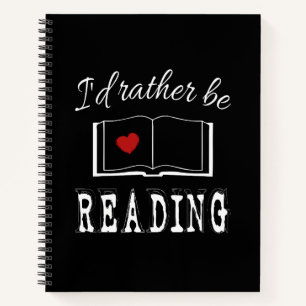Cuaderno Prefiero estar leyendo