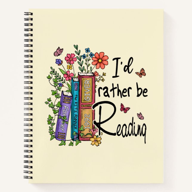 Cuaderno Prefiero Leer (Anverso)