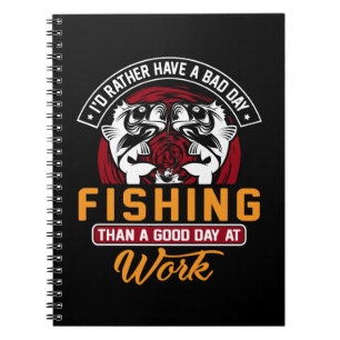 Cuaderno Prefiero pescar un mal día