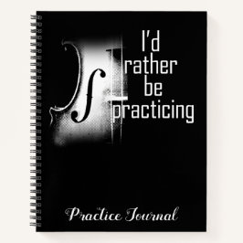 Cuaderno Prefiero practicar violín