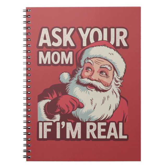 Cuaderno Pregúntale a tu mamá si soy muy gracioso. (Frente)