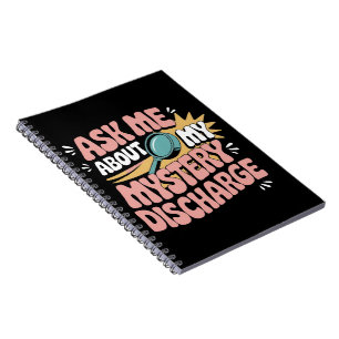 Cuaderno Pregúntame sobre mi misteriosa descarga vergonzosa
