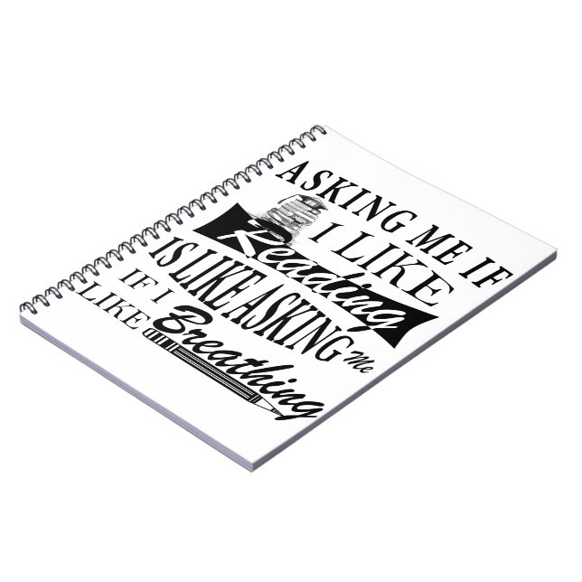 Cuaderno Preguntarme Si me gusta leer es como preguntarme s (Lado Izquierdo)