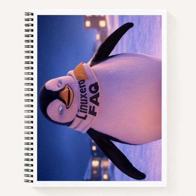 Cuaderno Preguntas frecuentes de Linuxeros (Anverso)