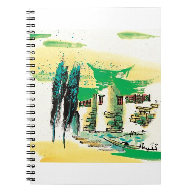 Cuaderno Premium de pintura de la naturaleza (Frente)