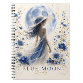 Cuaderno Premium Versión Ligera Dama Luna Azul
