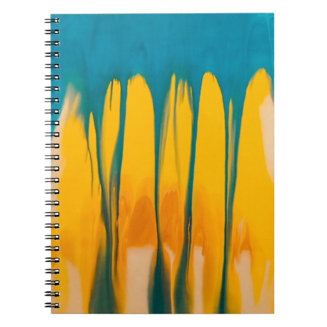 Cuaderno Prendas de vestir amarillas y azules (Frente)