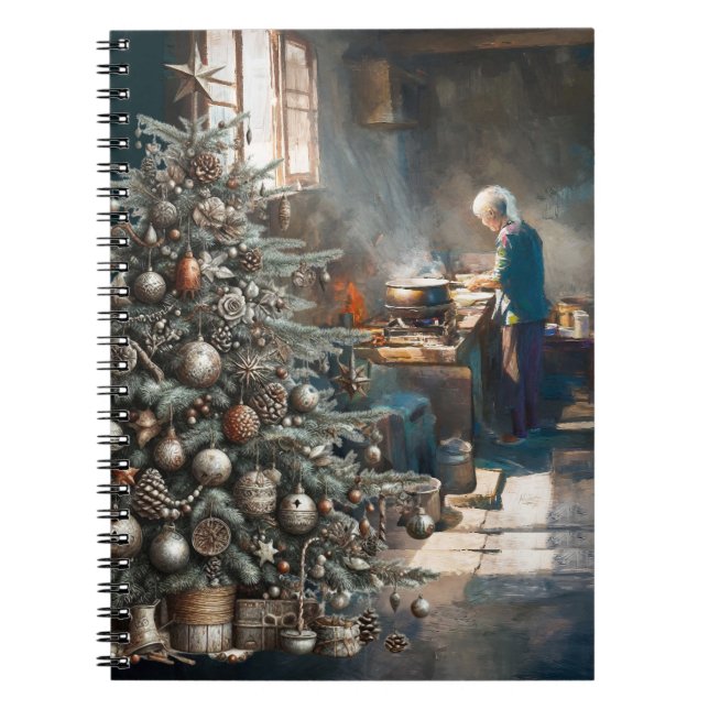 CUADERNO PREPARÁNDOSE PARA LA CENA DE NAVIDAD (Frente)