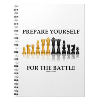 Cuaderno Prepárense Para La Batalla (Ajedrez)