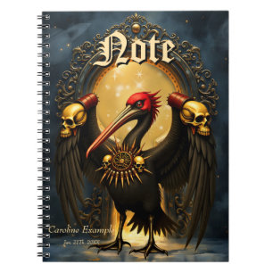 Cuaderno Presagio de la Puerta Dorada El Pelícano Nocturno