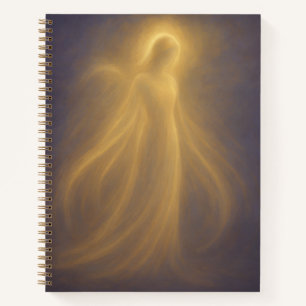 Cuaderno Presencia Radiante Ángel de la Luz Dorada Inspirac