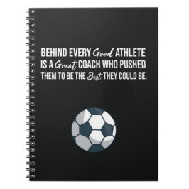 Cuaderno Presentes Negros Para Entrenadores De Fútbol Para