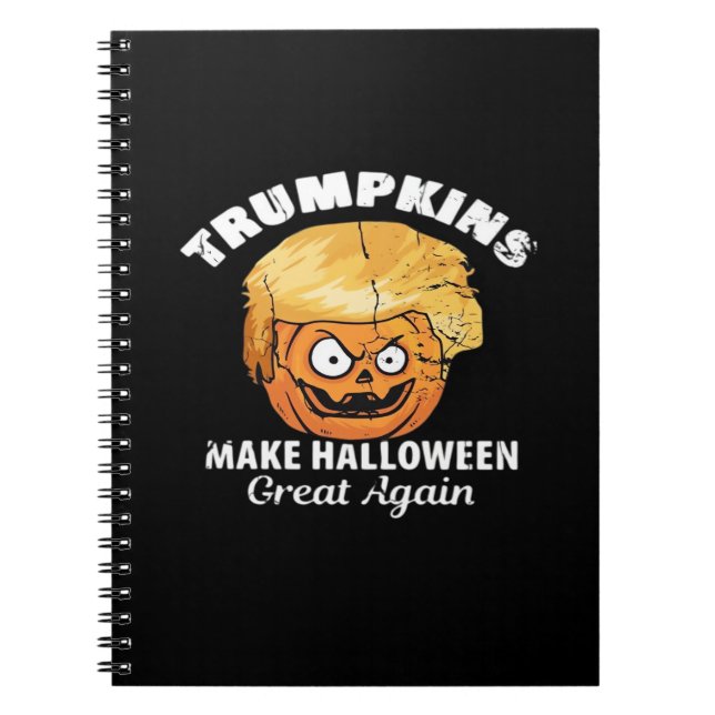Cuaderno Presidente Funny Trumpkins Halloween (Frente)