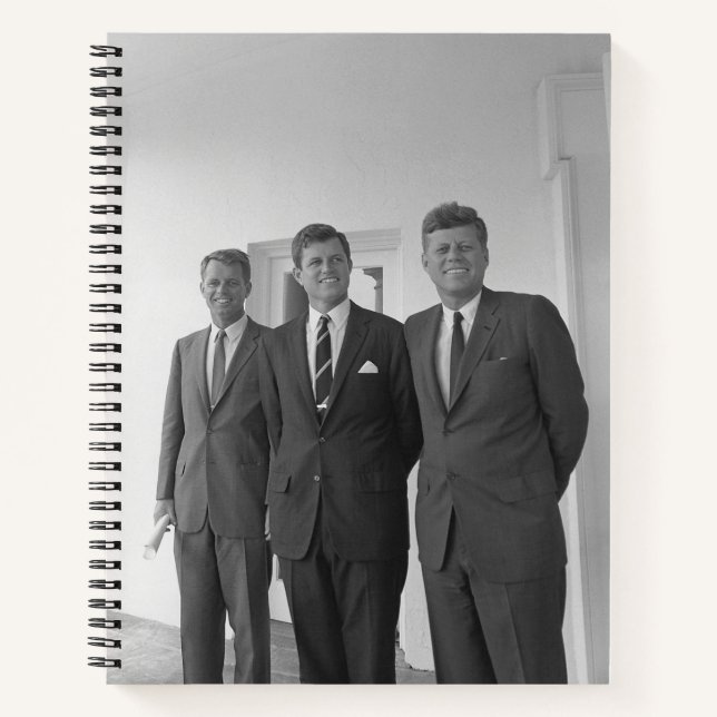 Cuaderno Presidente John Kennedy y Brothers American Camelo (Anverso)