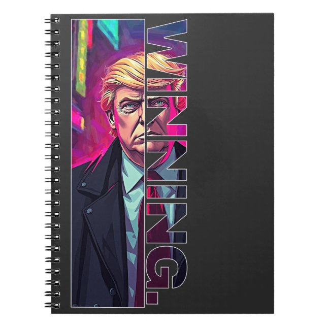 Cuaderno Presidente Trump - GANANDO (Frente)