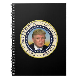Cuaderno Presidente Trump Photo Presidential Seal