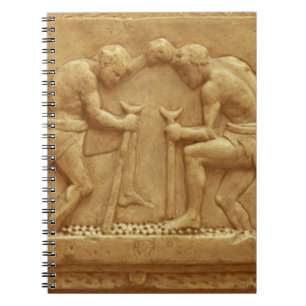 Cuaderno Presionando las uvas (mármol)