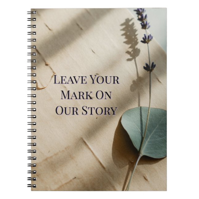 Cuaderno Pressed Rose Keepsake Guest Book | Heirloom Floral (Frente)