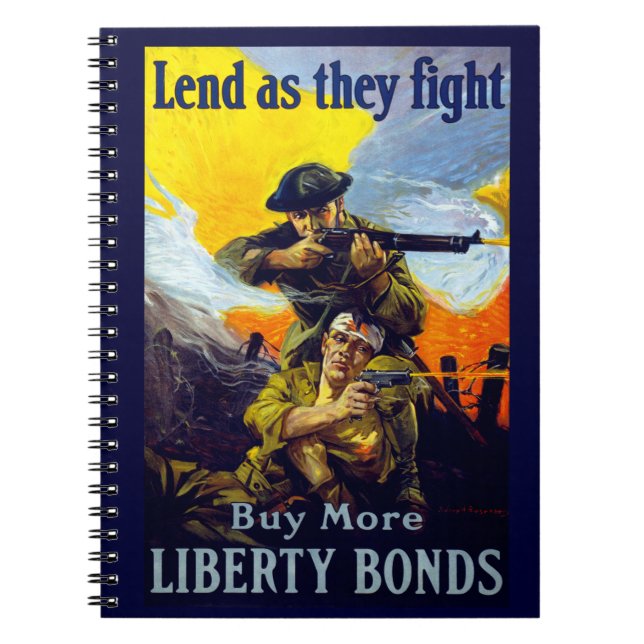 Cuaderno Presta mientras luchan ~ Compra más bonos de liber (Frente)