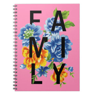 Cuaderno Presupuesto de familia floral