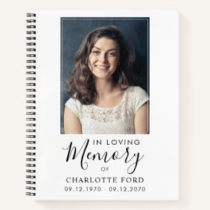 Cuaderno Presupuesto Para La Visita Del Funeral De La Foto