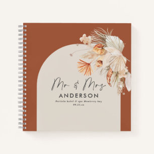 Cuaderno presupuesto terracotta boda mr y mrs