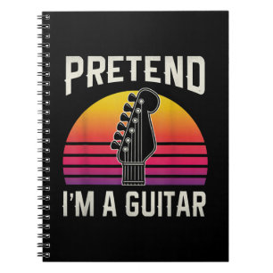 Cuaderno Pretende que soy un regalo divertido de disfraces