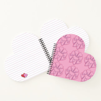 Cuaderno Pretty heart circle pattern