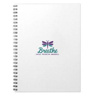 Cuaderno Prevención del suicidio Salud mental Breathe Drago