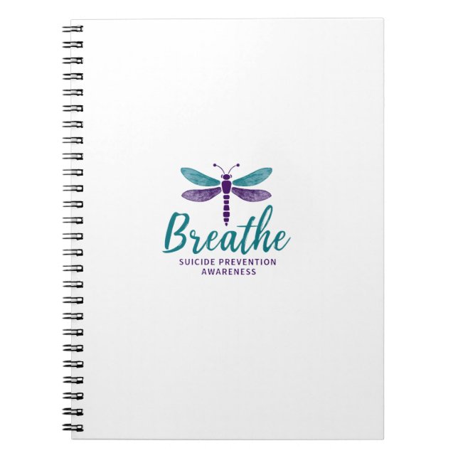 Cuaderno Prevención del suicidio Salud mental de Breathe Dr (Frente)