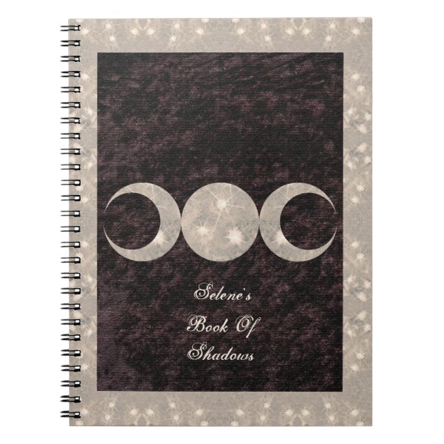 Cuaderno Prim Moon Design Book of Shadows BOS Grimoire (Frente)