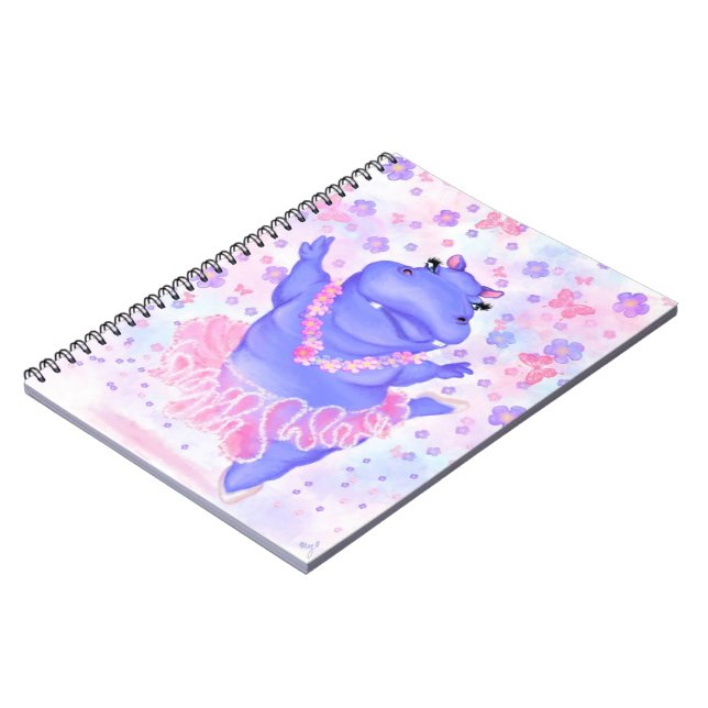 Cuaderno Prima Ballerina Hippo - Añadir su texto / nombre (Lado Izquierdo)
