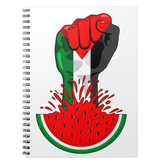 Cuaderno Prima de resistencia palestina sobre la sandía (Frente)