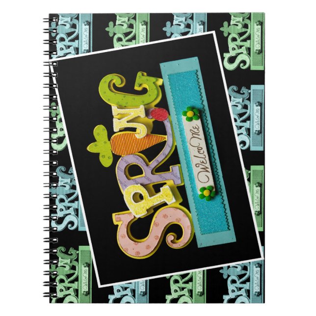 Cuaderno Primavera de bienvenida (Frente)