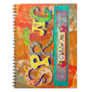 Cuaderno Primavera de bienvenida