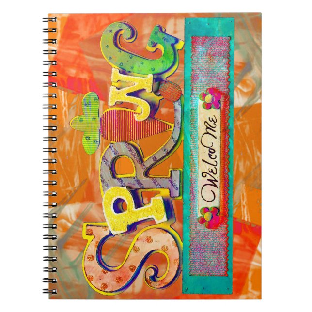 Cuaderno Primavera de bienvenida (Frente)