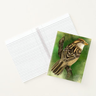 Cuaderno Primavera de bloc de notas resplandeciente