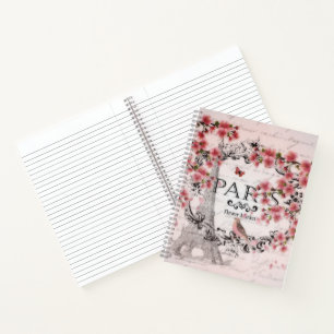 Cuaderno Primavera de París rosa