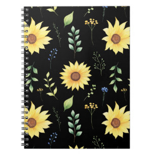 Cuaderno Primavera De Patrón Inalámbrica Y Sin Glamour