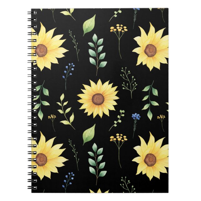 Cuaderno Primavera De Patrón Inalámbrica Y Sin Glamour (Frente)