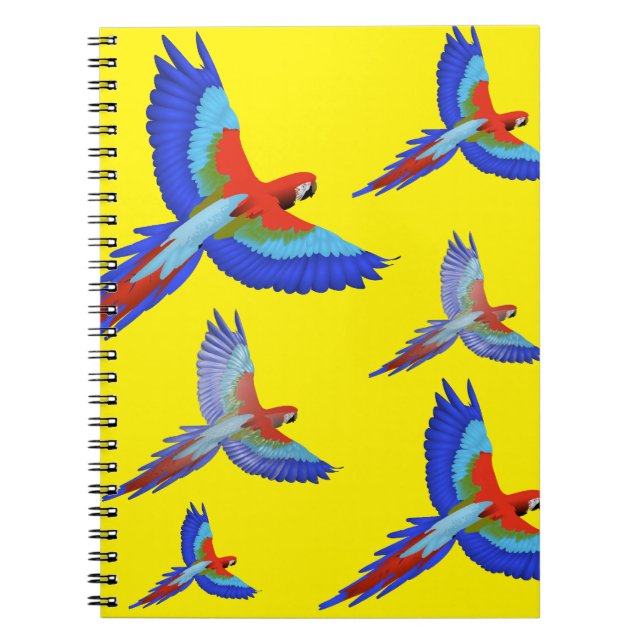 Cuaderno Primavera de playa de Mikitiez Parrot hawaii summe (Frente)