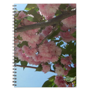 Cuaderno Primavera del Árbol de cerezo IV con doble floreci