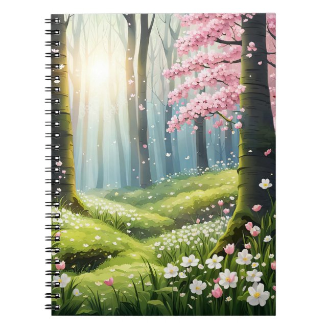 Cuaderno Primavera En El Bosque (Frente)